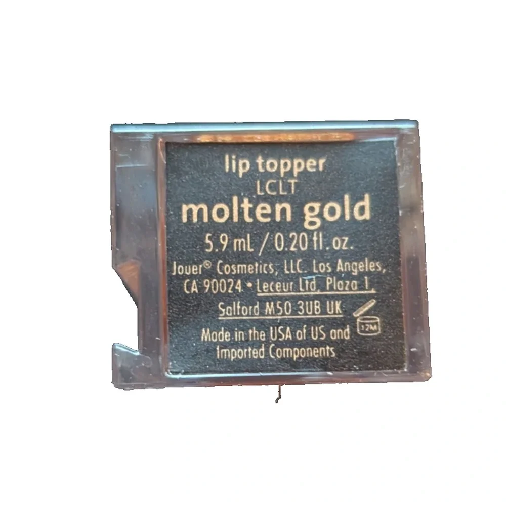 Jouer Molton Gold Long-Wear Shimmer Lip Topper w/ Coconut Oil 5.9mL /0.20 fl oz